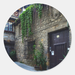 Sticker Rond Ancien manoir