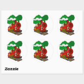Sticker Rond Ancien n° 9 (Feuille)