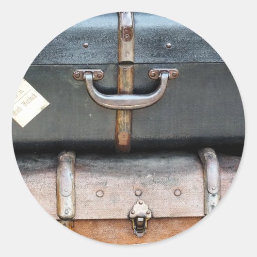 STICKER ROND ANCIENNE ANGLETERRE (Devant)