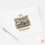 STICKER ROND ANCIENNE ANGLETERRE (Enveloppe)