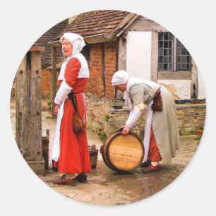 STICKER ROND ANCIENNE ANGLETERRE