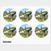 STICKER ROND ANCIENNE ANGLETERRE (Feuille)