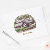 STICKER ROND ANCIENNE ANGLETERRE (Enveloppe)