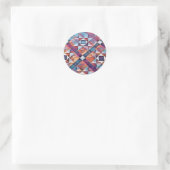 STICKER ROND ANCIENNE ANGLETERRE CARRELAGE SOL (Sac)
