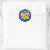 Sticker Rond Ancrage Alaska (Sac)