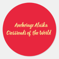 Ancrage Alaska Crossroads of the World