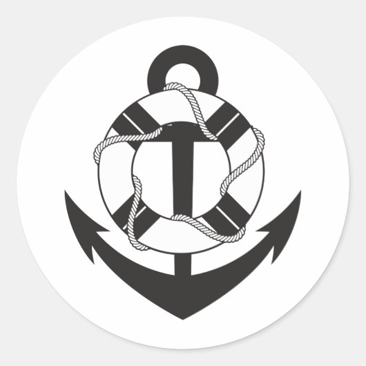 Sticker Rond Ancre (Devant)