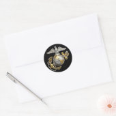 Sticker Rond Ancre Eagle Globe (Enveloppe)