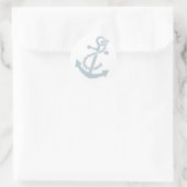 Sticker Rond Ancre nautique (Sac)