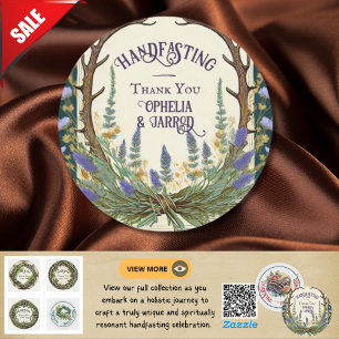 STICKER ROND ANDFASTANTS POUR FAVORISER ENVELOPPES ANTLERS