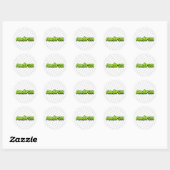 Sticker Rond Andrea (Feuille)
