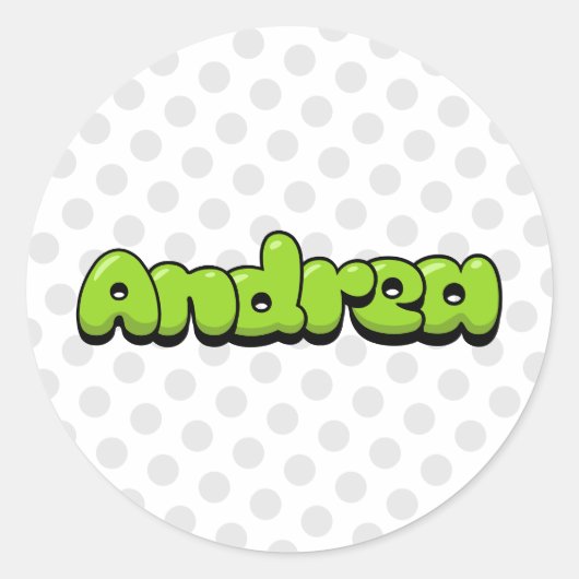 Sticker Rond Andrea (Devant)