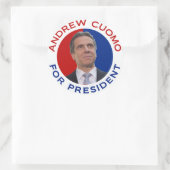 Sticker Rond Andrew Cuomo, Président (Sac)