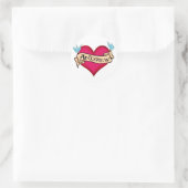 Sticker Rond Andrew - T-shirts et cadeaux personnalisés en tato (Sac)