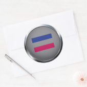 Sticker Rond Androgyne (Enveloppe)
