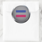 Sticker Rond Androgyne (Sac)