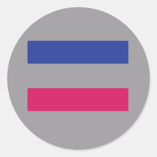 Sticker Rond Androgyne (Devant)