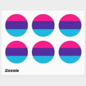 Sticker Rond Androgyne (Feuille)