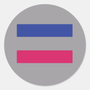 Sticker Rond Androgyne