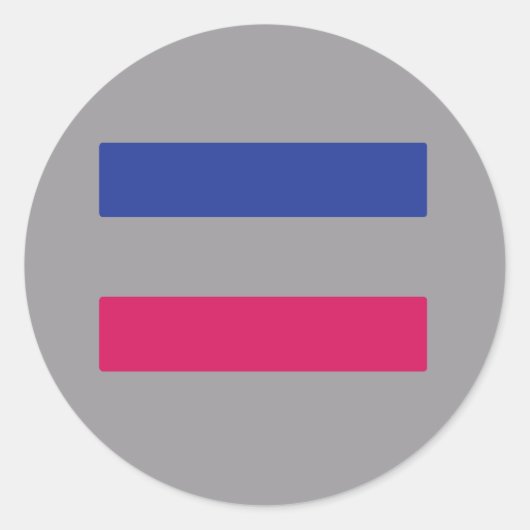 Sticker Rond Androgyne (Devant)