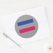 Sticker Rond Androgyne (Enveloppe)