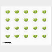 Sticker Rond Android Jelly Bean (Feuille)