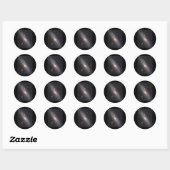 Sticker Rond Andromeda Galaxy (Feuille)