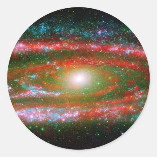 Sticker Rond Andromeda Galaxy (Devant)