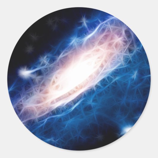 Sticker Rond Andromeda Galaxy (Devant)