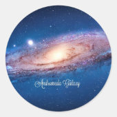 Sticker Rond Andromeda Galaxy, Messier 31, (Devant)