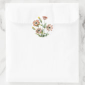 Sticker Rond Anemone Stellata (Sac)