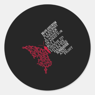 Sticker Rond Aneurysme guerrier 1