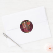 Sticker Rond Ange d'amour (Enveloppe)