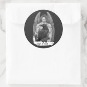 Sticker Rond Ange De La Mort (Sac)