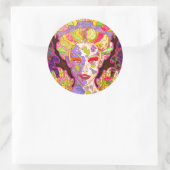 Sticker Rond Ange déchu (Sac)