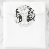 Sticker Rond Ange déchu (Sac)