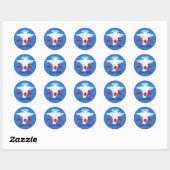 Sticker Rond Ange du Souvenir (Feuille)