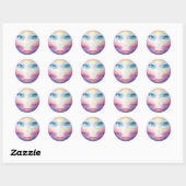 Sticker Rond Ange gardien (Feuille)