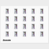 Sticker Rond Ange gardien (Feuille)