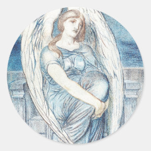 Sticker Rond Ange gardien Dans la Bible hébraïque