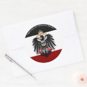 Sticker Rond Angehöriger des Deutschen Reiches (Enveloppe)