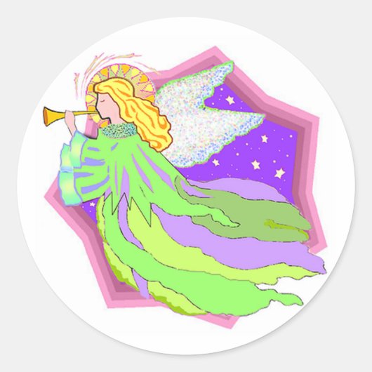 Sticker Rond Angel (Devant)