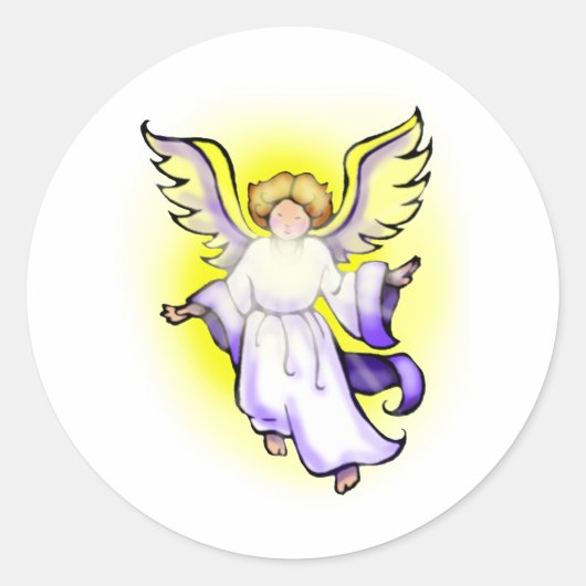 Sticker Rond Angel (Devant)