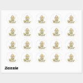 Sticker Rond Angel (Feuille)