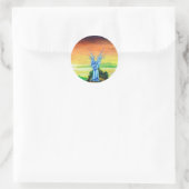 STICKER ROND ANGEL À DOUBLE LUMIÈRE (Sac)