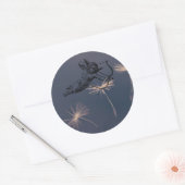 Sticker Rond Angel Dandelion Dream Cupid Love (Enveloppe)