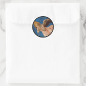 Sticker Rond Angel dans le ciel (Sac)