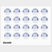 Sticker Rond Angel dans les nuages, Encouragement, Ecriture Sil (Feuille)