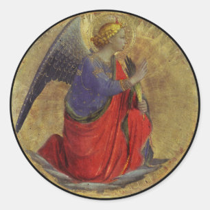 Sticker Rond Angel de l'Annonciation par Fra Angelico