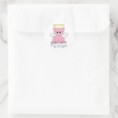 Sticker Rond Angel de porc (Sac)